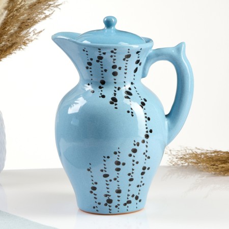 Jug "cottage" 1l / 22.5x13.5cm, blues