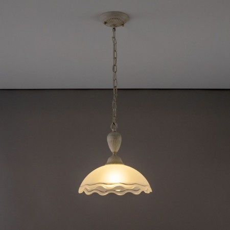 Suspended lamp Citilux "Latur" CL413210, 36x35 cm, 1x75W, E27, white color-5