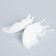 Decor for creativity "Butterfly", three -layer, set of 12 pcs., Size 1 pc. - 5 × 4.5 cm, white color