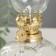 The kerosene lamp is decorative "ALLADINA" Transparent 7.5x7.5x19 cm Risalux