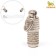 Address - capsule for a note, relief, 0.8 x 2.1 cm