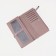 Women's wallet on the button, pink color