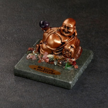 Souvenir "Buddha", 5x5x5 cm, coil, gypsum, minerals