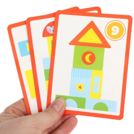Children's developing game "Little Builder / Transport", EVA + cards, types of mix, crumb I-22