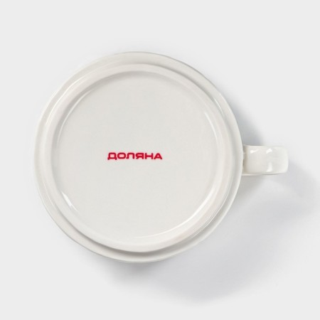 Set Porcelain Tea Dauline "Esthet. Ornament ”, 3 subjects: kettle 400 ml, 2 circles 280 ml, white color-4