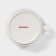 Set Porcelain Tea Dauline "Esthet. Ornament ”, 3 subjects: kettle 400 ml, 2 circles 280 ml, white color