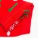 Women's socks "Christmas trees" color red, size 23-25