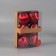 Set of balls plastic D-8 cm, 6 pcs "Aiden" red