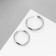 Earrings Metal "Bohemia" MiG, Color silver
