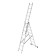 Staircase "New Height", aluminum, three -section, 3x8 steps