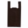 Package Polyethylene T -shirt 28 + 14 x 55 cm, 20 μm, brown "beer"