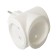 Tip electric rexant, 6 a, without salary, bimetall, white