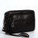 Male bag over the shoulder, artificial leather, brown color