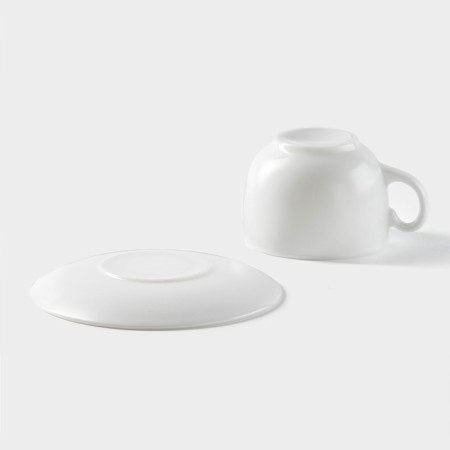 Tea Service Luminarc Diwali, 220 ml, 6 people, glass ceramic, white-6
