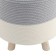 Puff Devy, 400 × 400 × 400 mm, beige / gray color