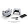 Charger for 2-X Gampads PS5 Dobe TP5-0591, Changing Dock, black and white