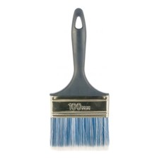 Brush flat bison 4-01013-100, artificial bristles, plastic pen, 100mm