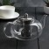 Glass teapot with a metal sieve "Caliopa", 1 liter