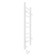 Two electric heated towers Laris lavender Cheka, 300x700 mm, 8 crossbars, right, white