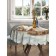 The tablecloth “Winter evening”, round, Saten, d = 150 cm