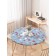 The tablecloth “New Year's mood”, round, oxford, elastic band, size 140x140 cm, diameter 105-120 cm
