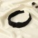Hair cap "prestige" 3 cm, black
