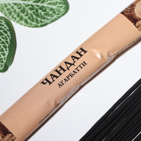 Incense "Agarbatti Chandan", 8 sticks in soft packaging-1