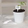 Garden signs for marking, 15 cm, set 10 pcs., Plastic, white, Greengo