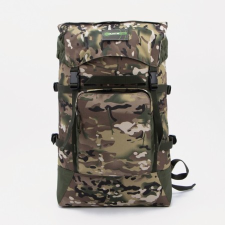 Tourist backpack, 50 l, lightning department, 3 outer pockets, huntsman, camouflage color
