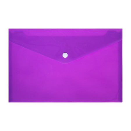 A set of 6 pieces, a button folder, A5, 180 microns, corrugated, fluorescent, 6 colors-1