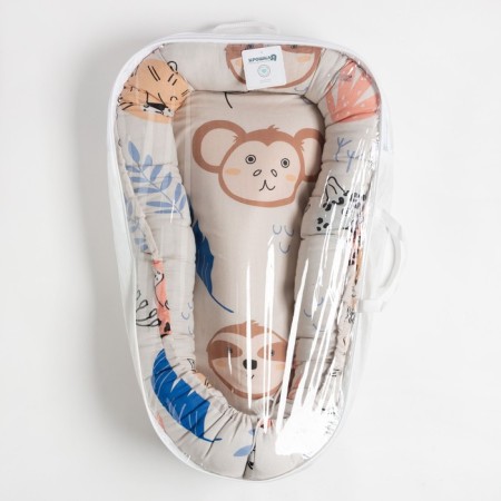 Matrasik Topper "Baby I" African Friends, 60x90 cm, 100% cotton-5