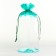Cosmetic bag on the cord, the color is transparent/green