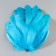 A set of feathers of the goose 13-18 cm, 20 pcs, light turquoise