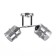 Chandelier "Erion" 2he27 40W chrome 48x26 cm