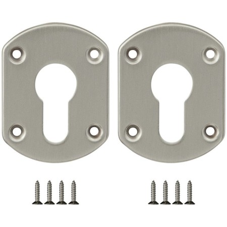 Decorative lining Fuaro ESC031-SN-3, on a cylinder, matte chromium, 2 pcs.
