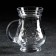 A set of glass mugs for Ayran, 330 ml, 2 pcs
