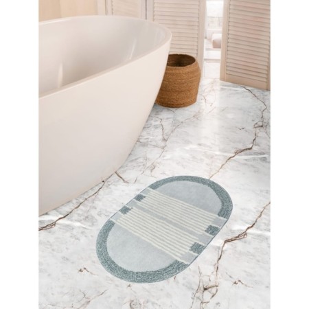 Arya Home Jacob bathroom mat, size 60x100 cm, mint color-1