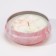 Aromatic candle made of soy wax with dried color "fresh nectarin", 3x8.5 cm, 110 g