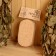 Bath wash 15x9 cm beige "Dobroparov" on the suspension