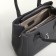 Women's bag with lightning, textura, average size, color gray