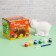 Gypsum painting, reusable piggy bank “Teddy bear”, paints 6 centrals 2 ml, brush
