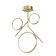 Ceiling chandelier Mantra Olimpia, LED, 2700LM, 3000K, 530x170x650 mm, color matte gold