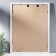 Photo frame 30x40 281g white with gold (plastic screen)