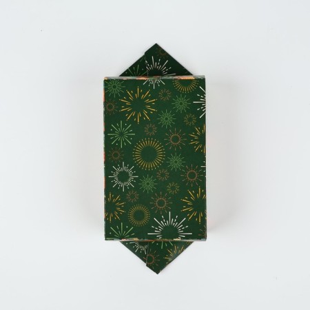 The prefabricated box - the context of the New Year tree, 9.3 x 14.6 x 5.3 cm, New Year-4