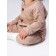 Kombinazon on buttons for children's fashion, height 62 cm, beige color