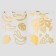 Interior mirror sticker "Fruits and berries" MIX 31.5x41 cm