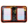 Penal 1 section, 140 x 200 x 40 mm, 2 folding strips, fabric, Hatber "Old Gamer" Black/Yellow NPK_74290