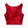 Top female kaftan "velvet", 40-42, burgundy