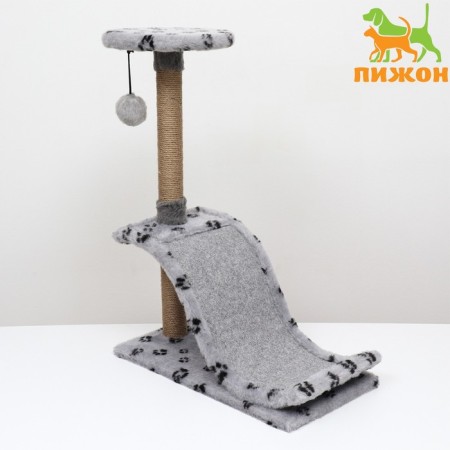 Clawing "Piggon" carpet, 30 x 58 x 82 cm, gray