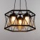 Chandelier 2622/3 E27 40W Black 40x40x21-121 cm BayerLux